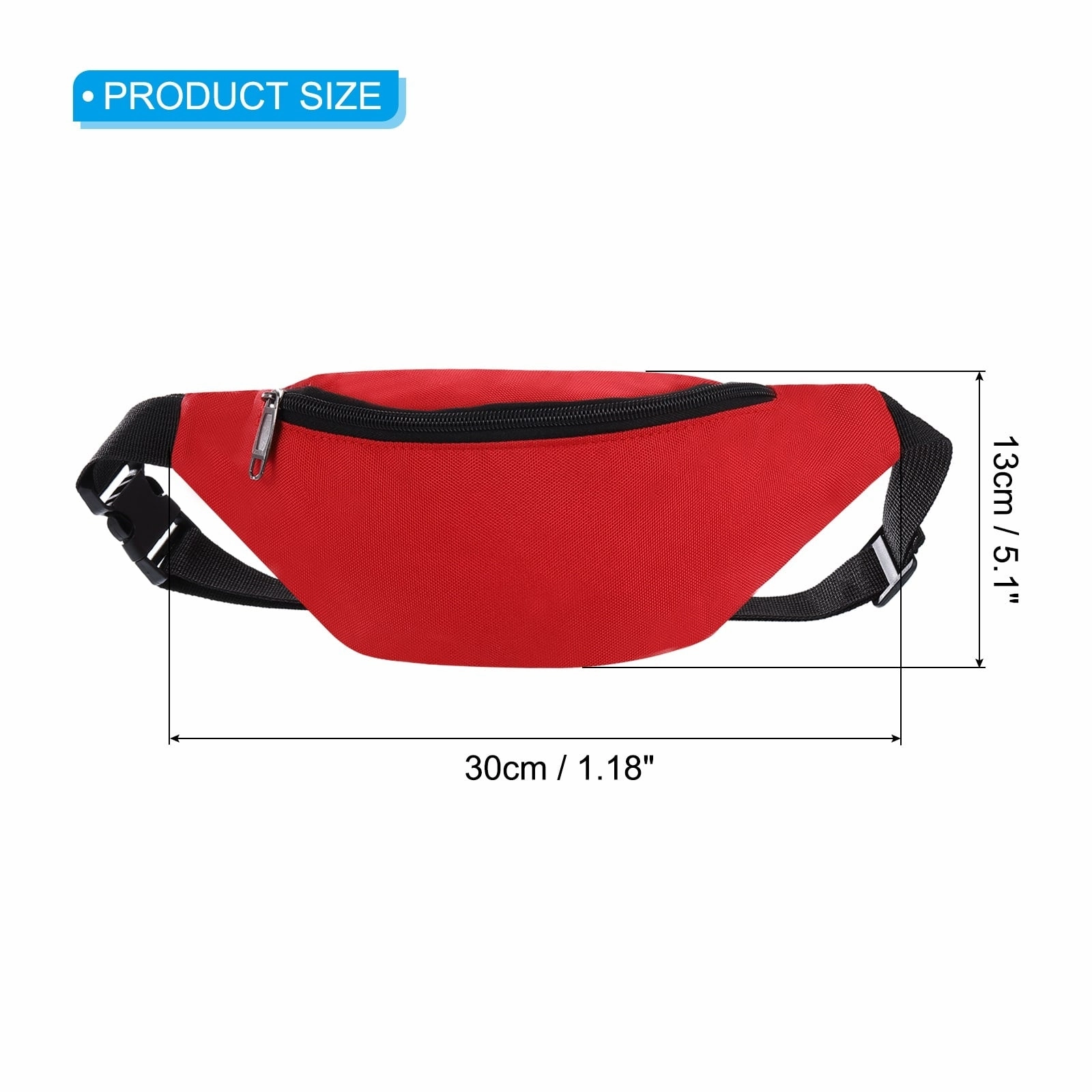 Fanny Pack, Waist Bag Pack Belt Bag with Adjustable Strap