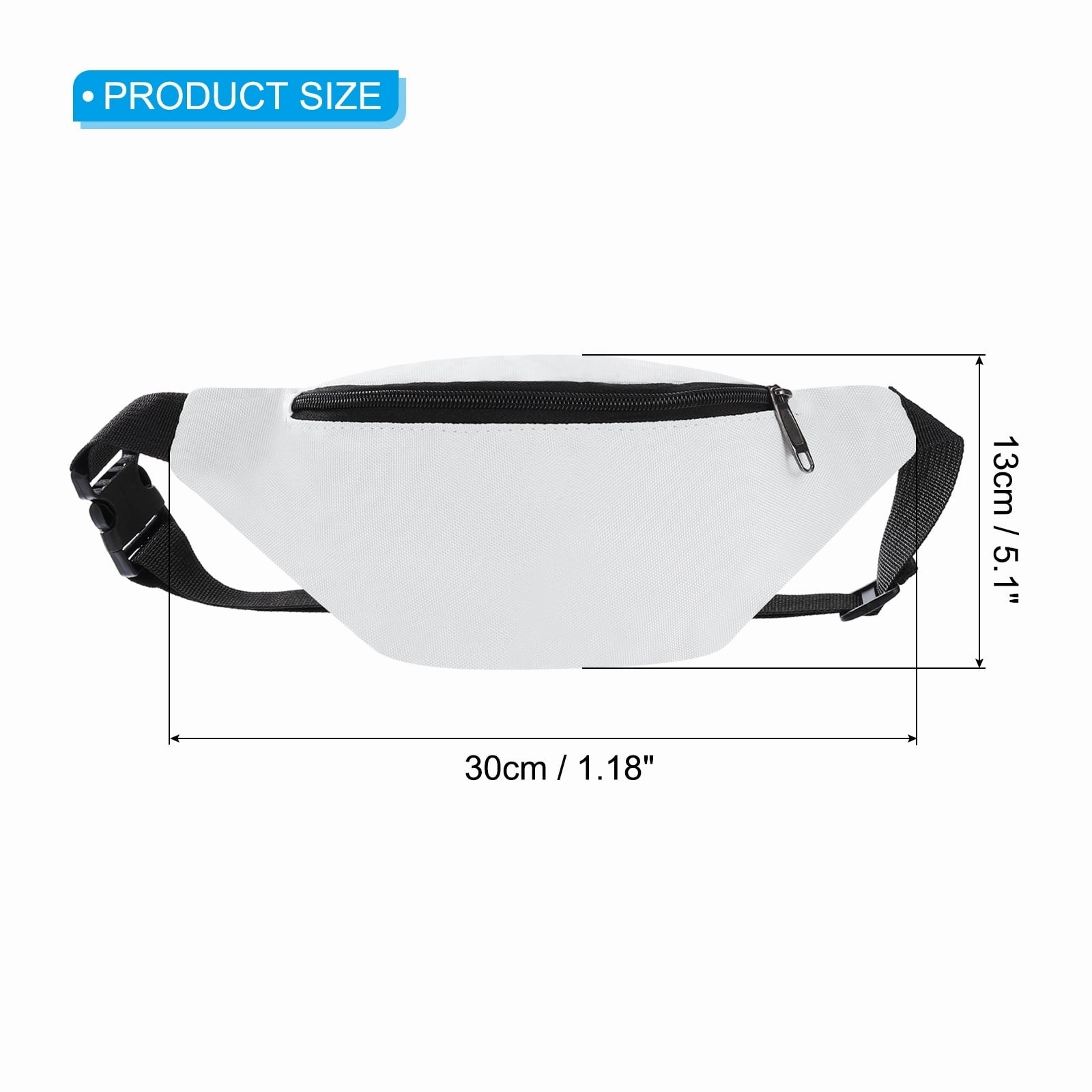 Fanny Pack, Waist Bag Pack Belt Bag with Adjustable Strap