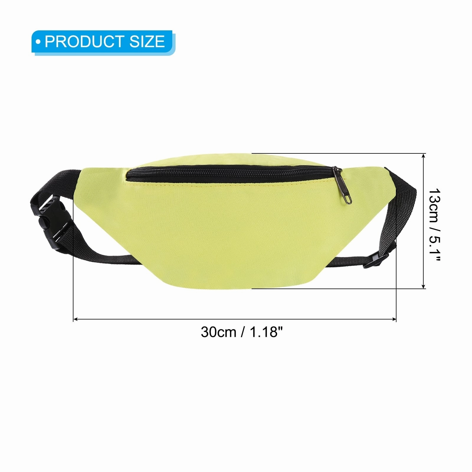 Fanny Pack, Waist Bag Pack Belt Bag with Adjustable Strap