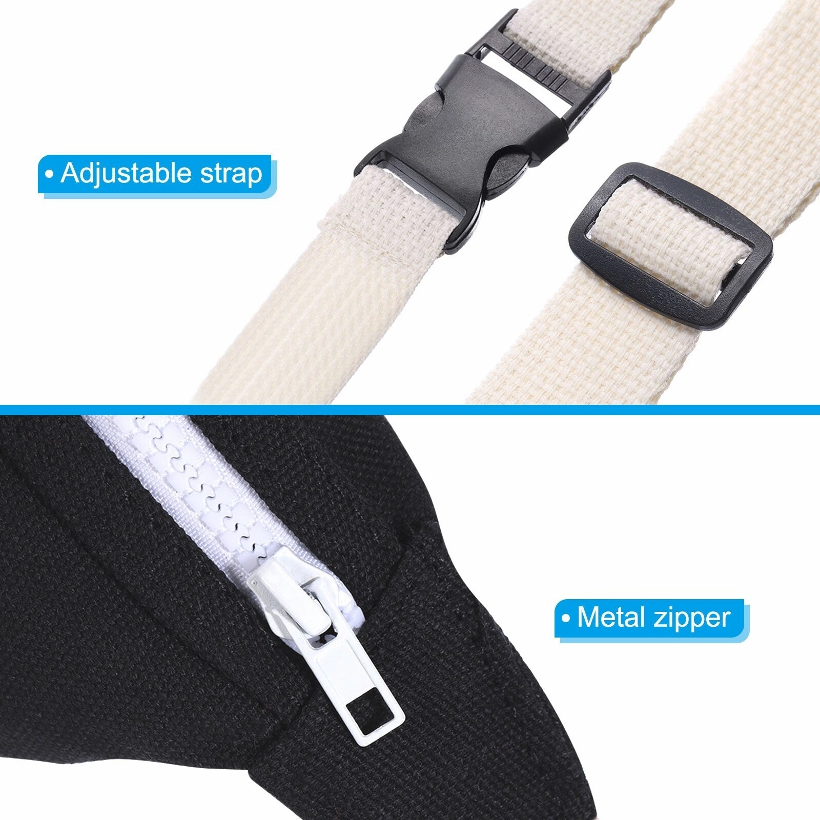 Fanny Pack, Waist Bag Pack Waterproof Belt Bag with Adjustable Strap