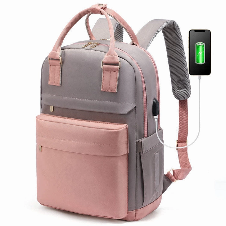 Fashion Large Capacity Girls' Oxford Cloth Backpack