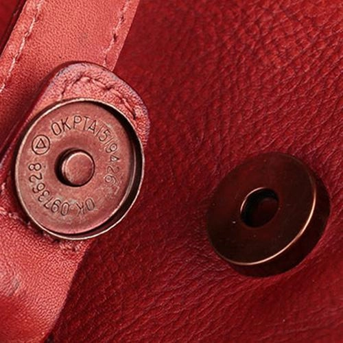 Fashion Womens Brown Leather Satchel Handbag Small Red Satchel Bag Crossbody Bags for Ladies