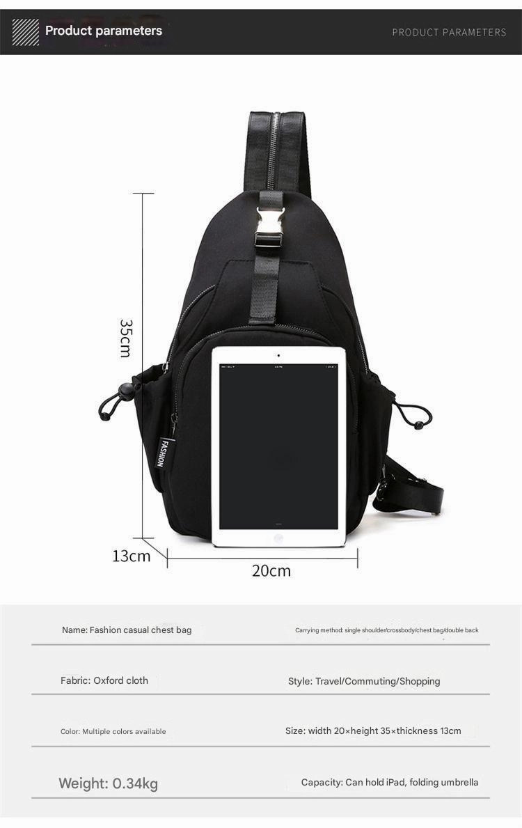 Fashionable Lightweight Chest Bag For Men and Women 4112