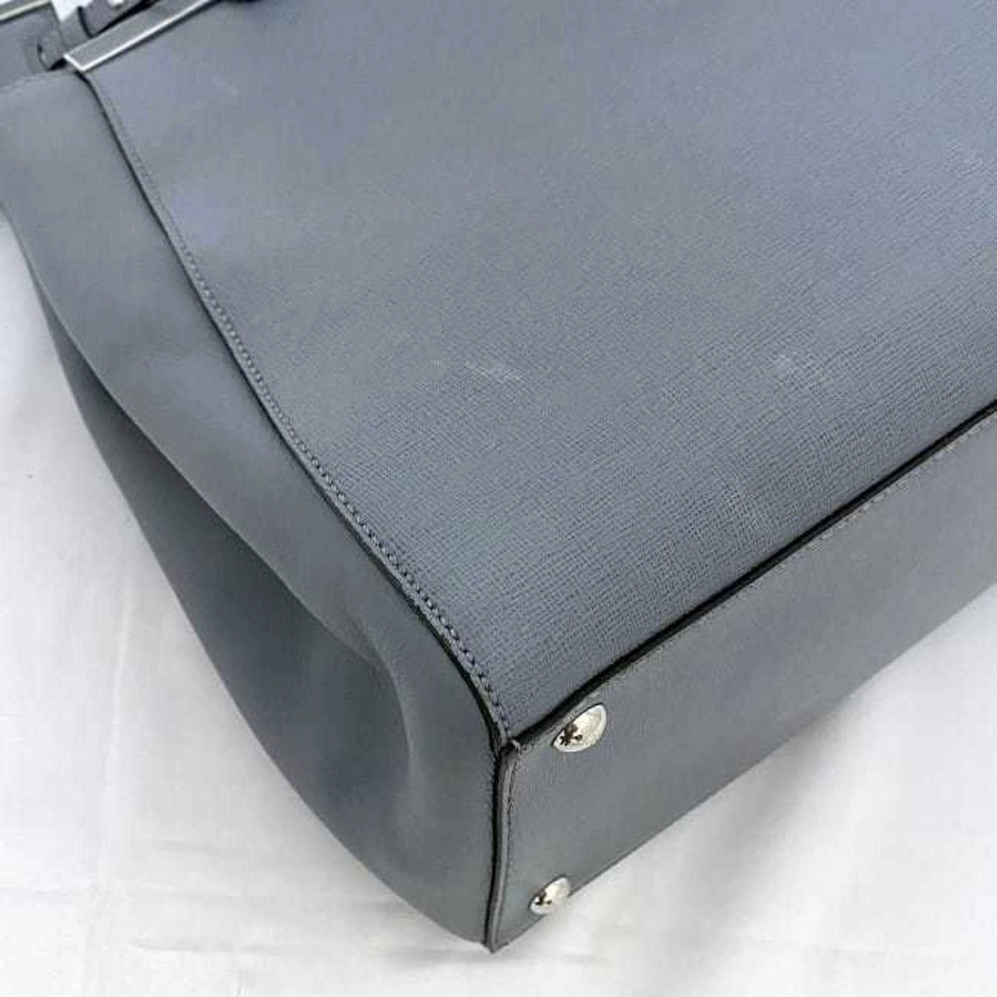 Fendi 2Jours Leather Tote Bag (Pre-Owned)