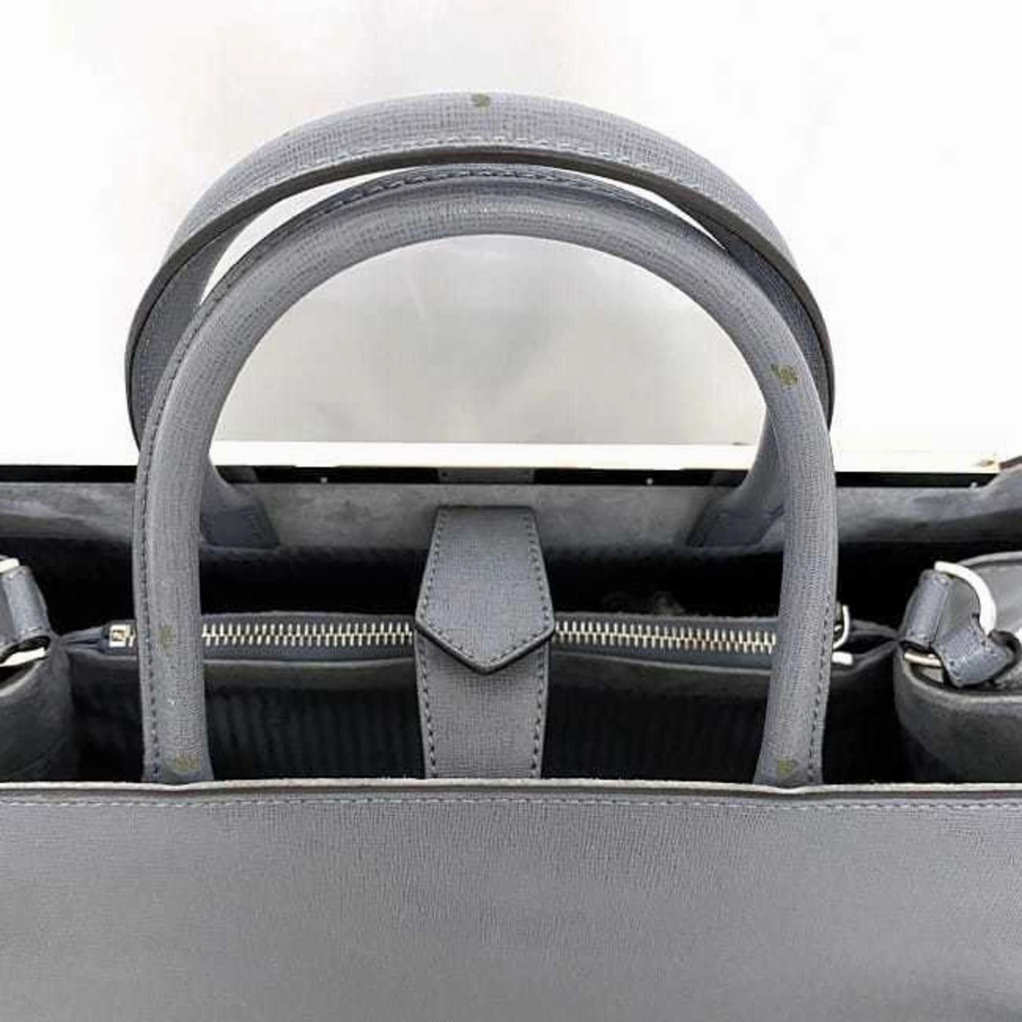Fendi 2Jours Leather Tote Bag (Pre-Owned)