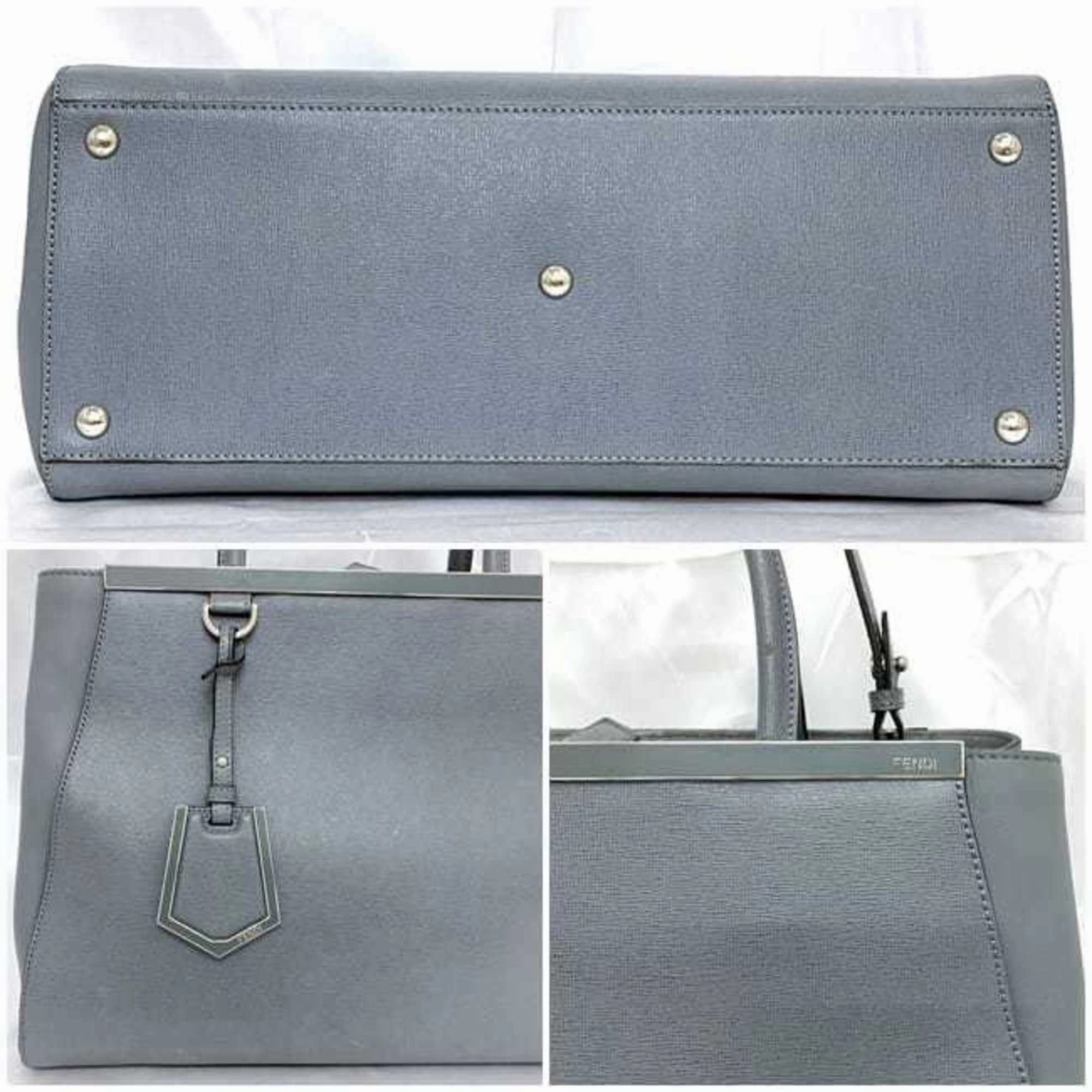 Fendi 2Jours Leather Tote Bag (Pre-Owned)