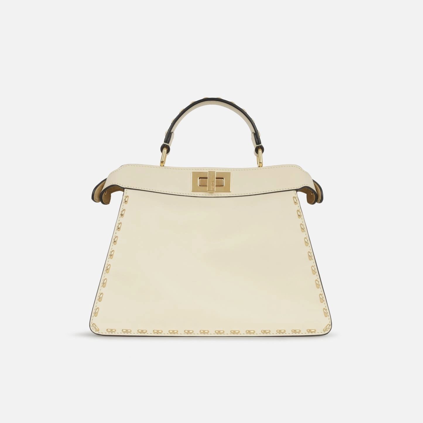 Fendi - Small Peekaboo ISeeU - Off-white Smooth Calfskin GHW - Pre-Loved
