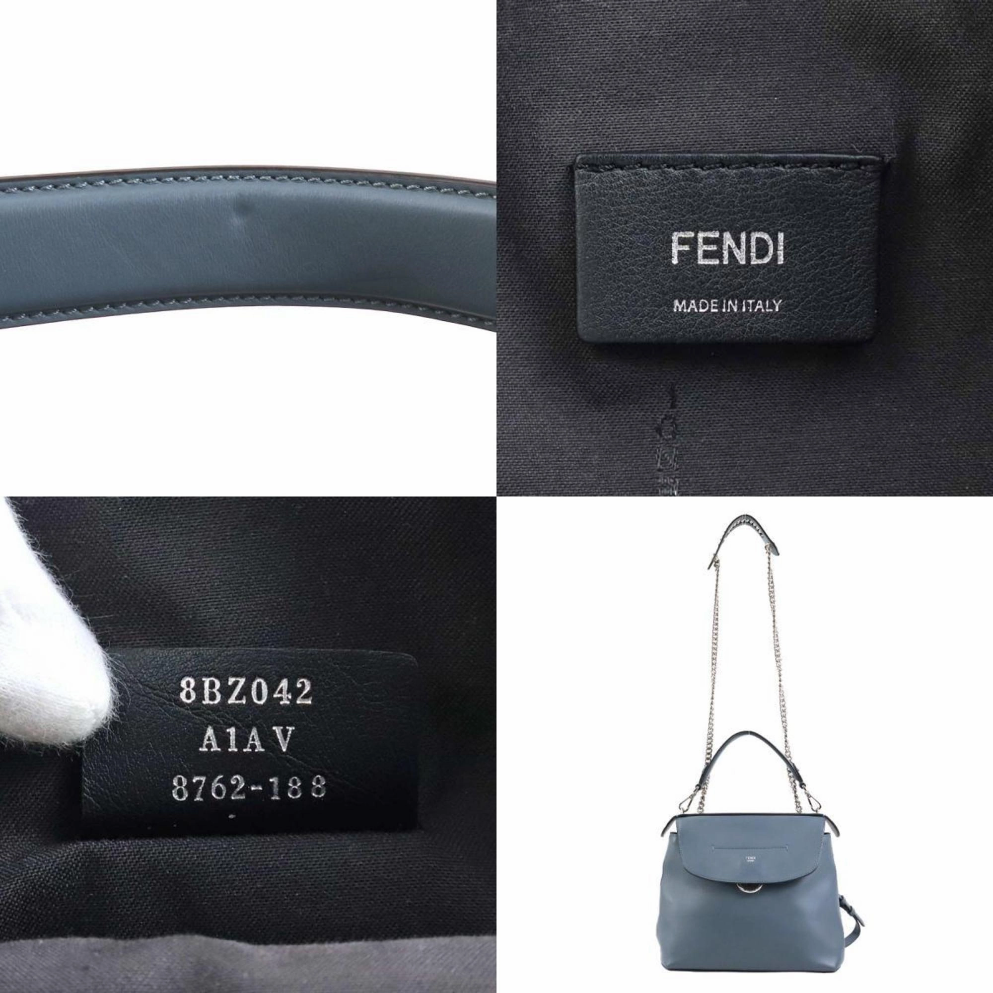Fendi Back To School Leather Backpack Bag (Pre-Owned)