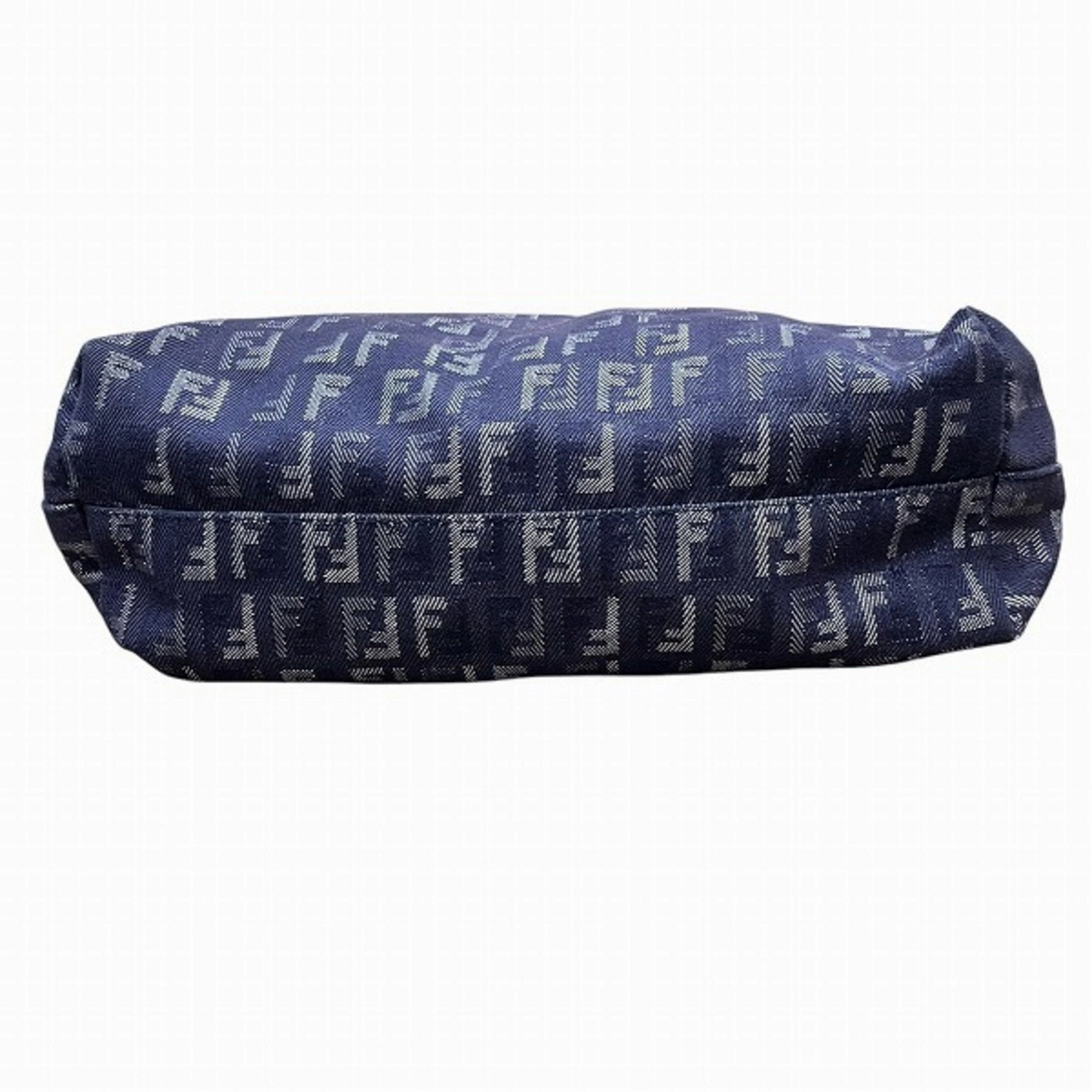 Fendi Canvas Leather Tote Bag (Pre-Owned)