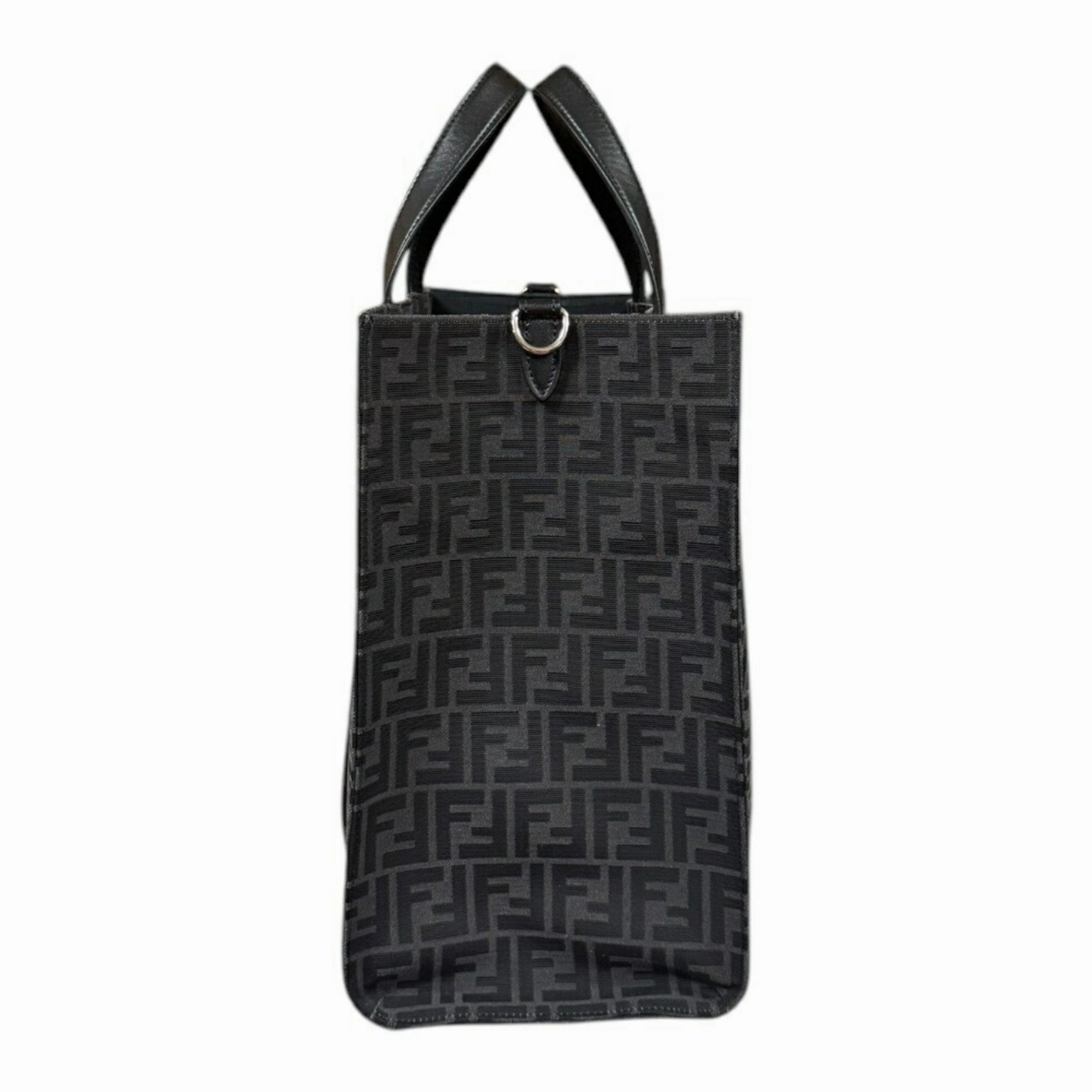 Fendi  Fabric Leather Shoulder Bag Tote Bag (Pre-Owned)