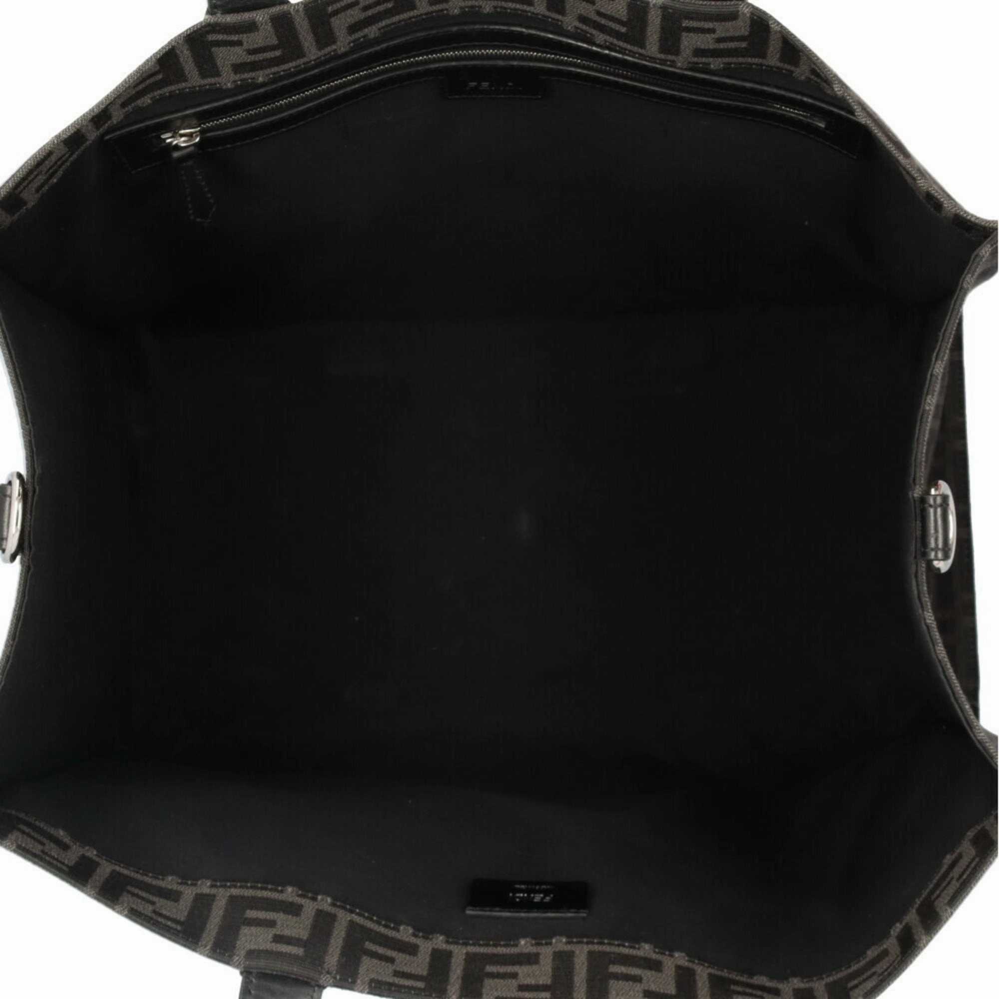 Fendi  Fabric Leather Shoulder Bag Tote Bag (Pre-Owned)