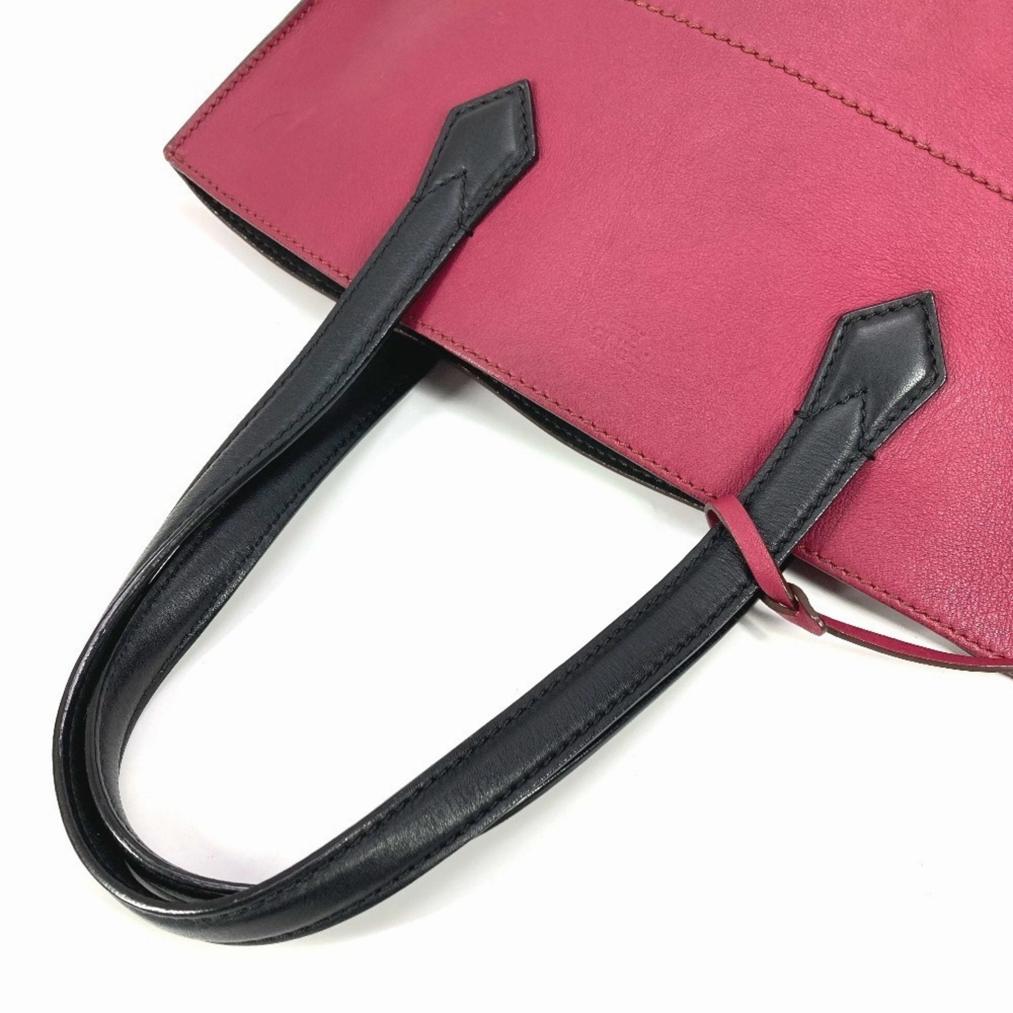 Fendi  Leather Shoulder Bag Tote Bag (Pre-Owned)