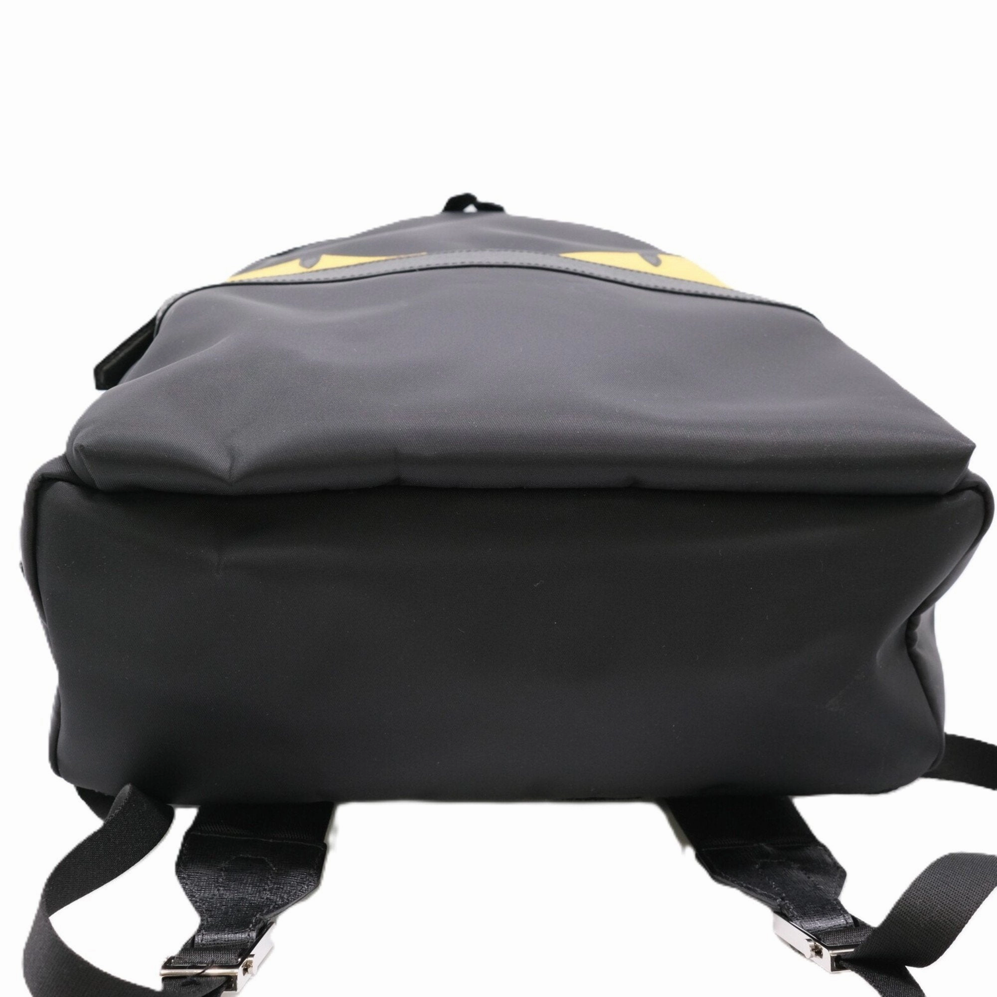 Fendi Nylon Leather Backpack (Pre-Owned)