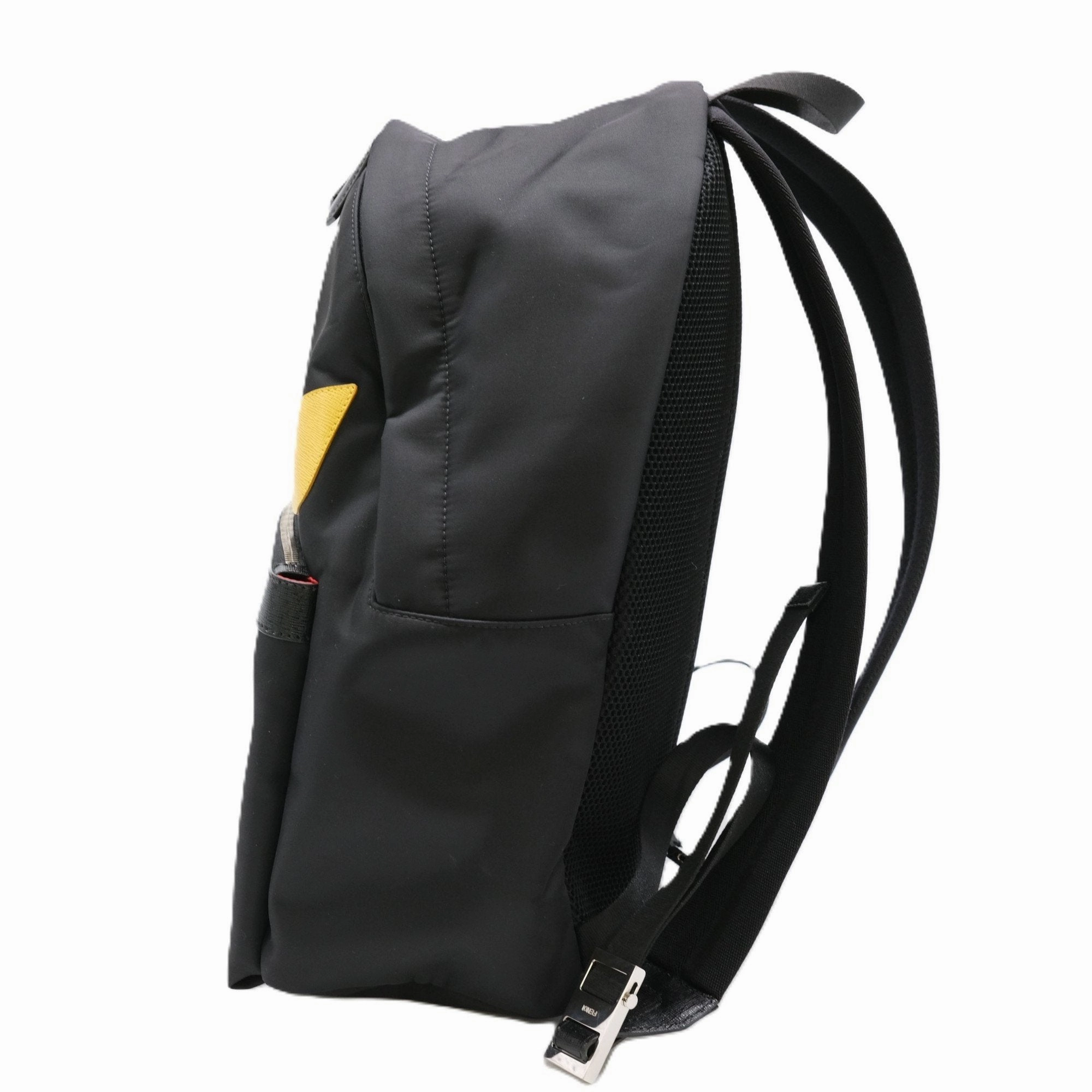 Fendi Nylon Leather Backpack (Pre-Owned)