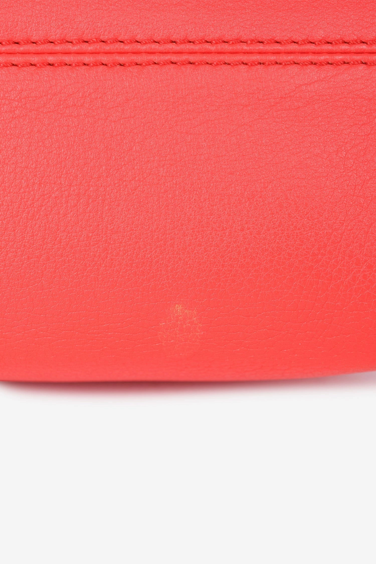 Fendi Red Leather Medium By The Way Top Handle with Strap