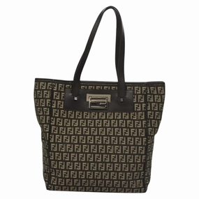 Fendi Zucchino Canvas Tote Bag (Pre-Owned)