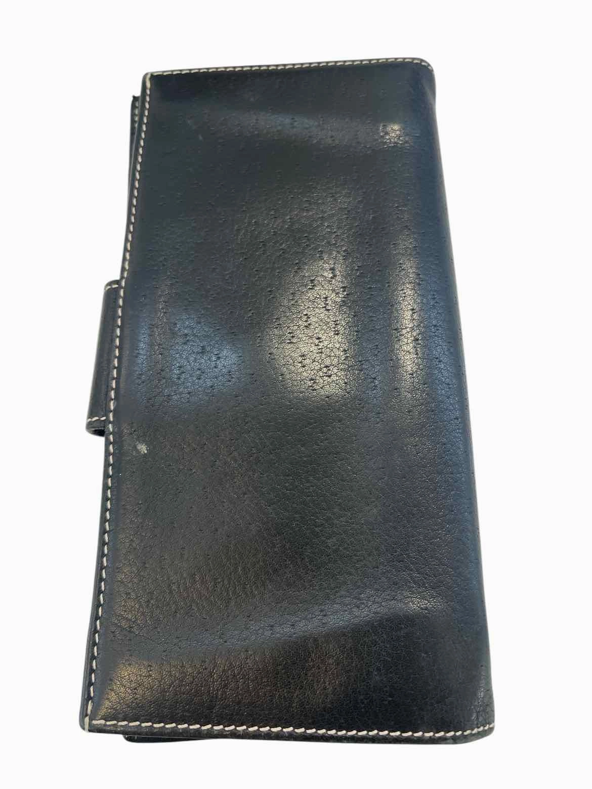 Ferragamo Black and Gold Wallet