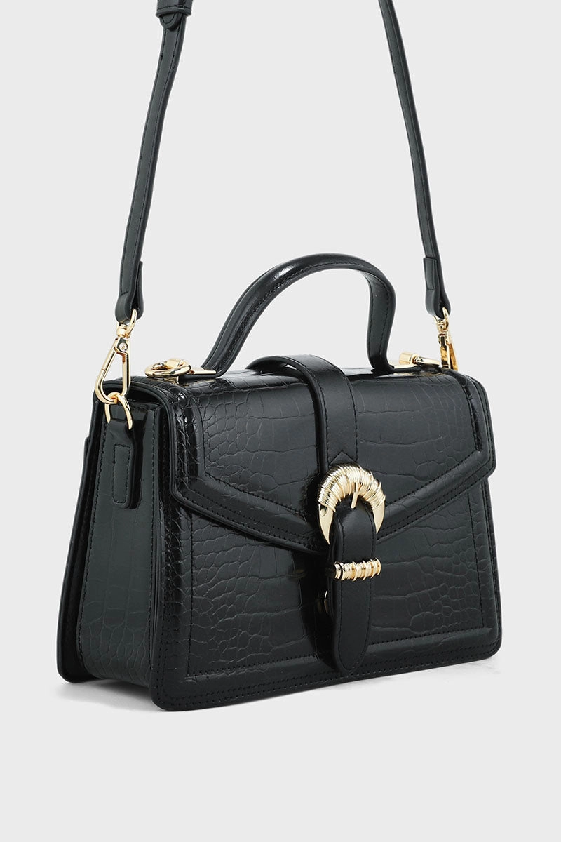 Flap Shoulder Bags BH0058-Black