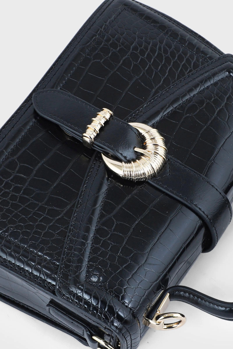 Flap Shoulder Bags BH0058-Black