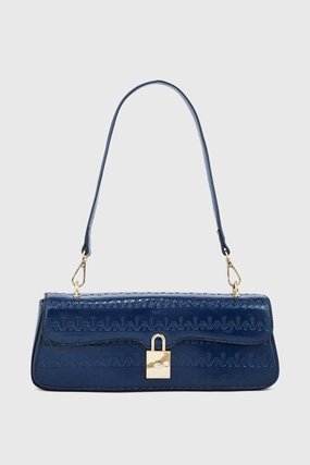 Flap Shoulder Bags BS2051-Navy
