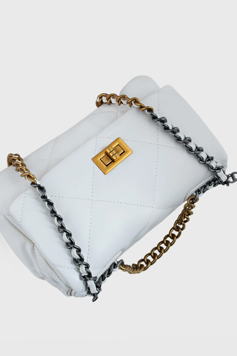 Flap Shoulder Bags BS2096-Ivory