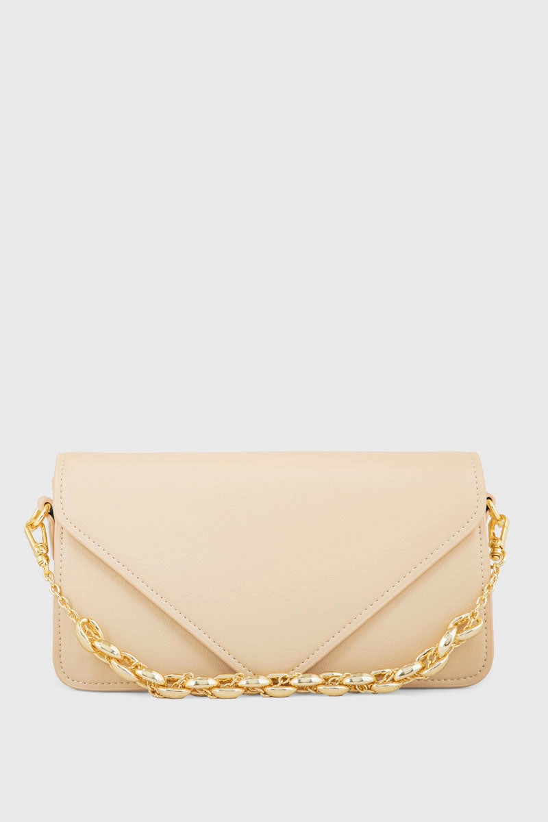 Flap Shoulder Bags BS2123-Beige