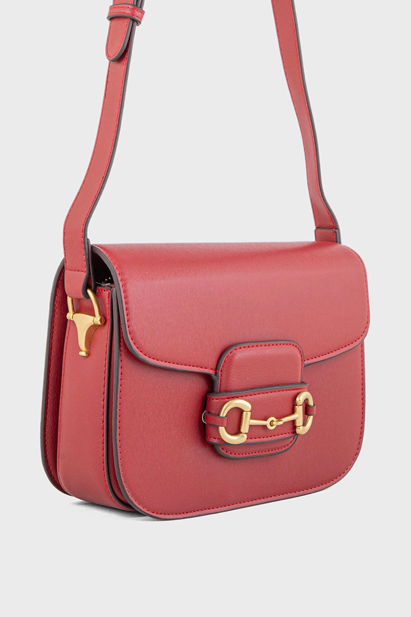 Flap Shoulder Bags BS2124-Red