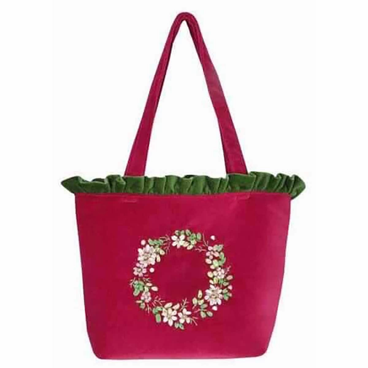 Floral Wreath Tote