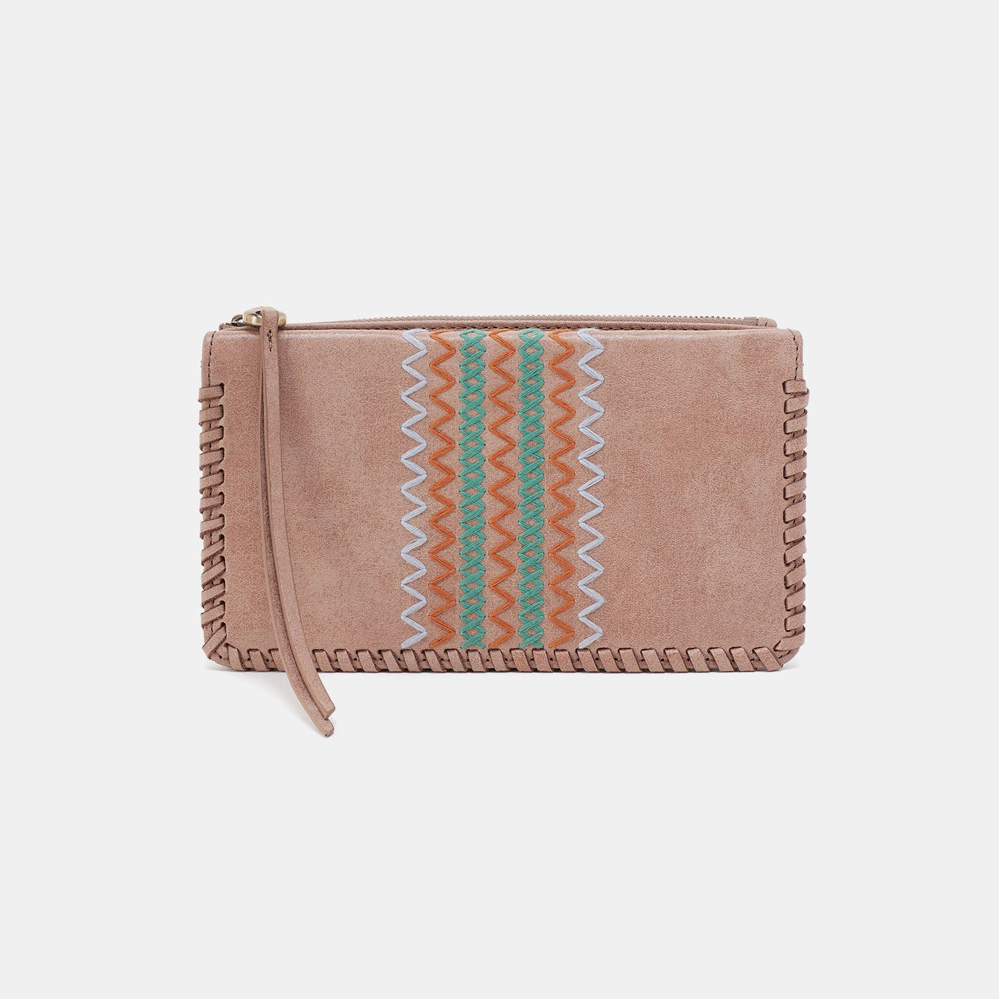 Foray Large Wallet In Buffed Leather - Hazel