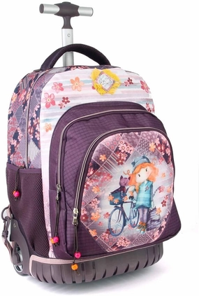 Forever Ninette Bicycle-GTS School Trolley Backpack, 47 cm