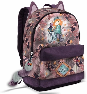 Forever Ninette Bicycle-HS FN Backpack Casual Daypack, 44 cm