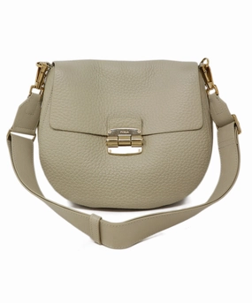 Furla Taupe Leather Crossbody