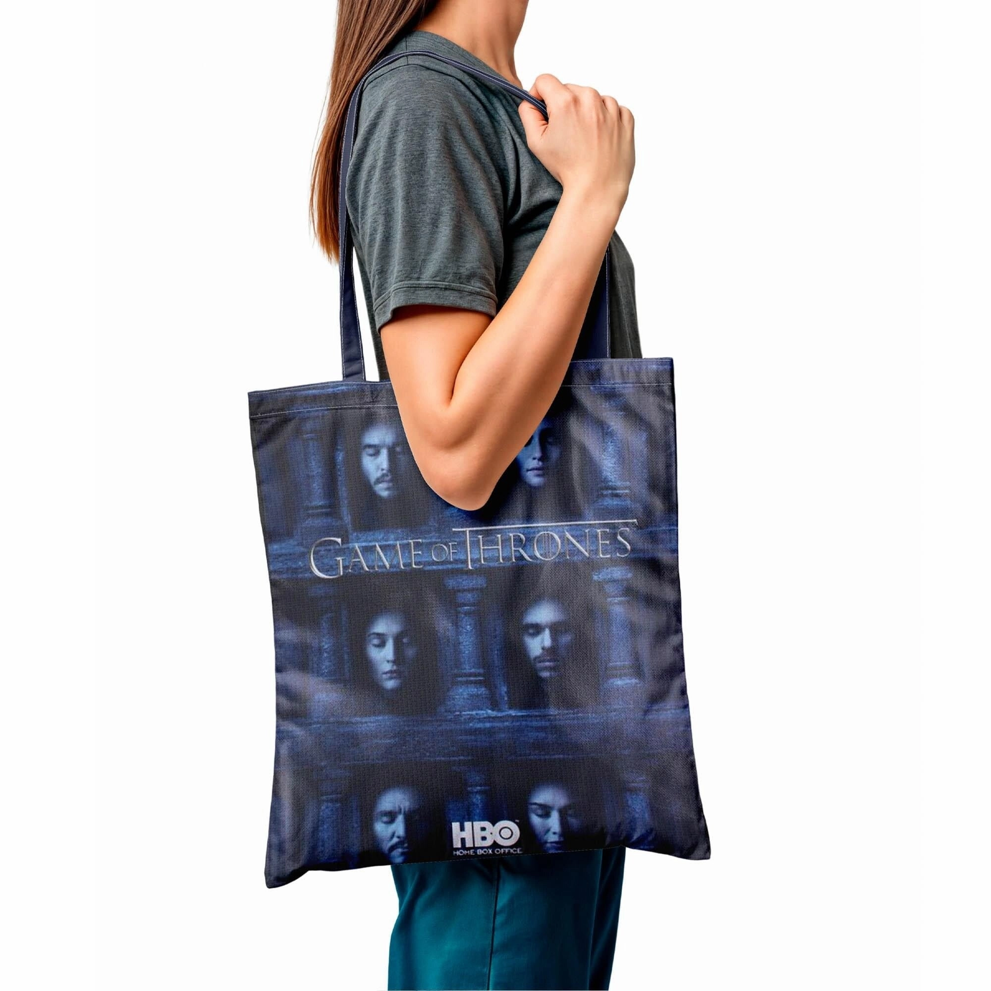 Game of Thrones Faces Grocery Tote
