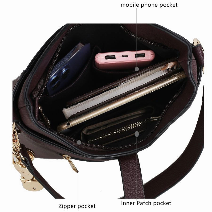 Geneva Crossbody Handbag with Keychain