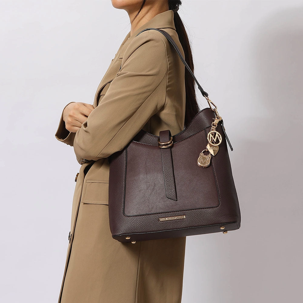 Geneva Crossbody Handbag with Keychain