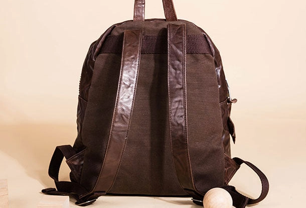 Genuine Leather Backpack Bag Shoulder Bag Leather Purse For Women