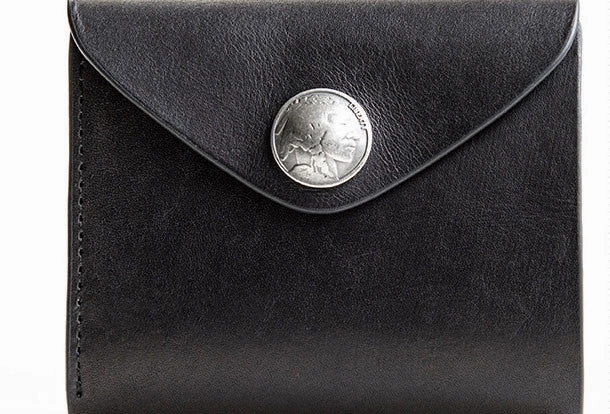 Genuine leather billfold wallet leather men billfold vintage wallet for men