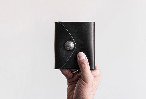 Genuine leather billfold wallet leather men billfold vintage wallet for men
