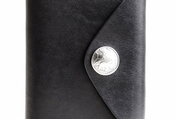 Genuine leather billfold wallet leather men billfold vintage wallet for men