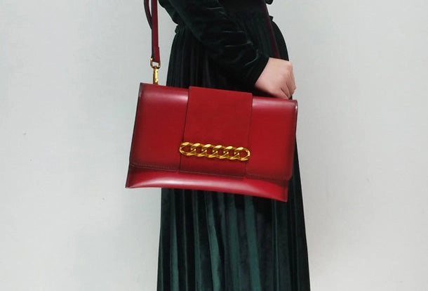 Genuine Leather Clutch Bag Purse Shoulder Bag for Women Leather Crossbody Bag