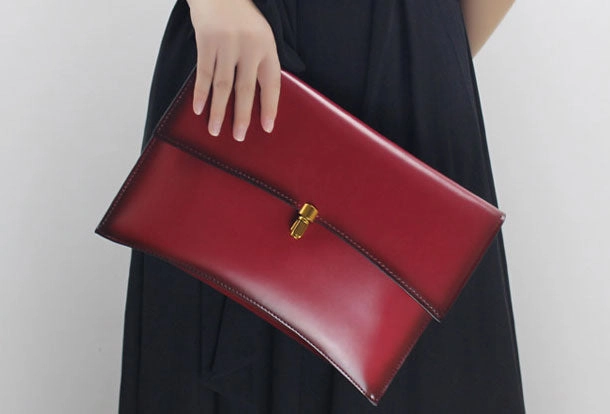 Genuine Leather clutch purse bag shoulder bag black for women leather crossbody bag