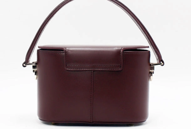 Genuine Leather Doctor Bag Bucket Bag Handbag Shoulder Bag for Women Leather Crossbody Bag