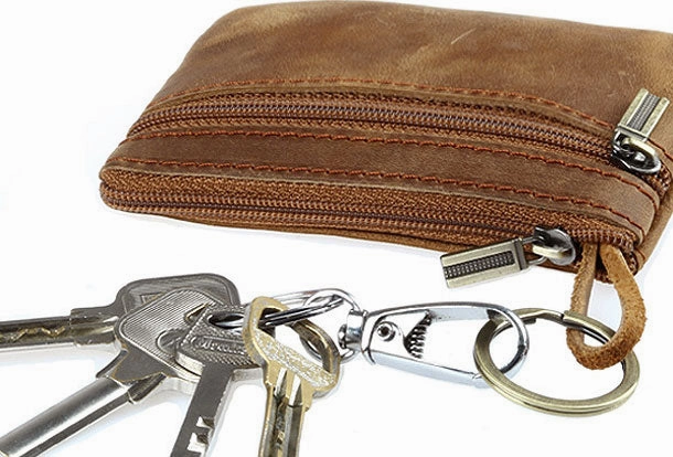 Genuine Leather Mens Wallet Cool billfold Card Coin Holder Wallet Purse for Mens