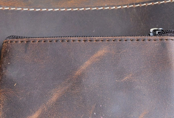 Genuine Leather Mens Wallet Cool billfold Card Coin Holder Wallet Purse for Mens