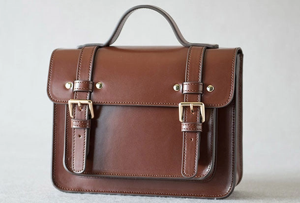 Genuine Leather Satchel bag shoulder bag for women leather crossbody bag