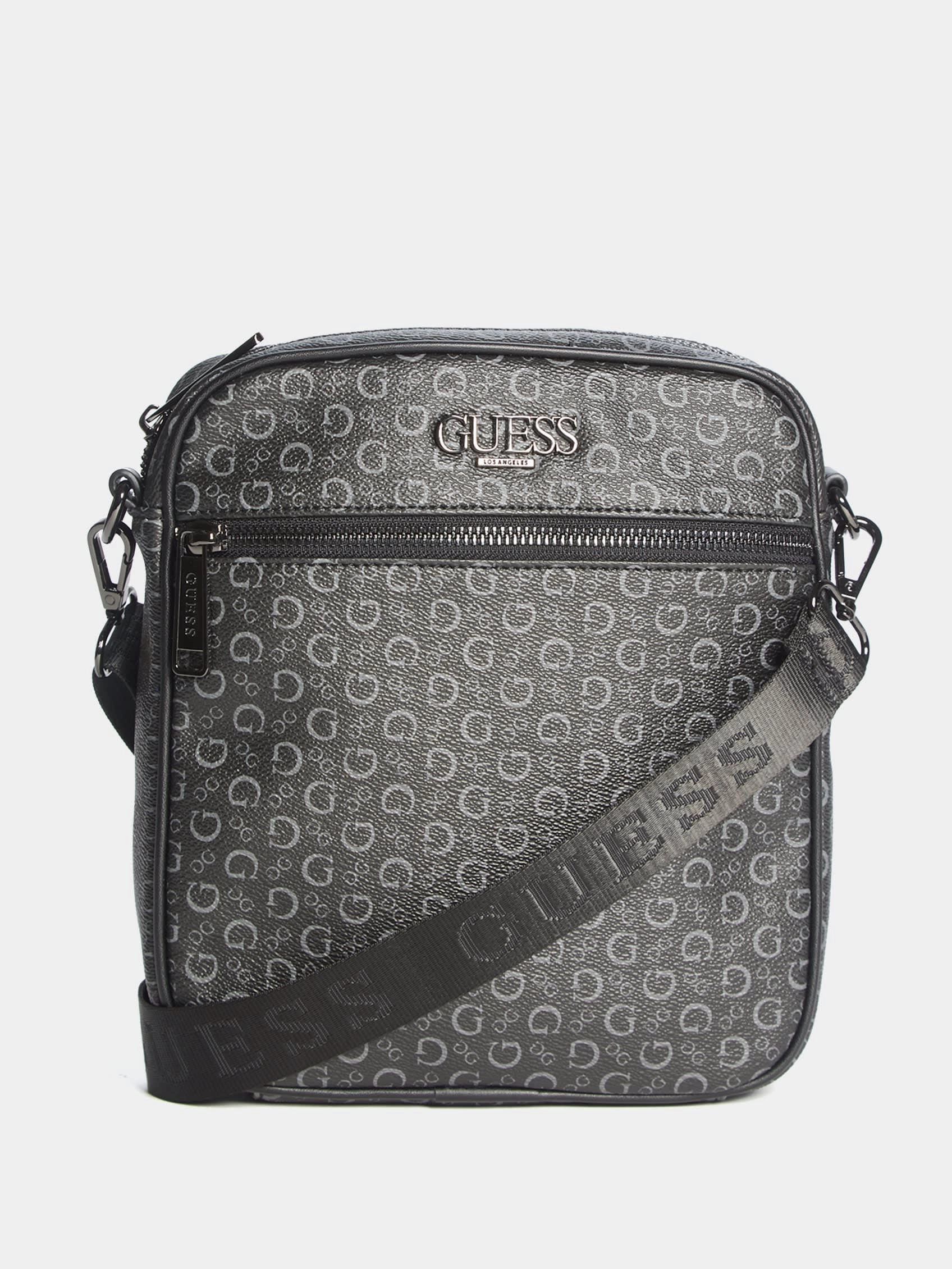 Gio Logo Top-Zip Crossbody