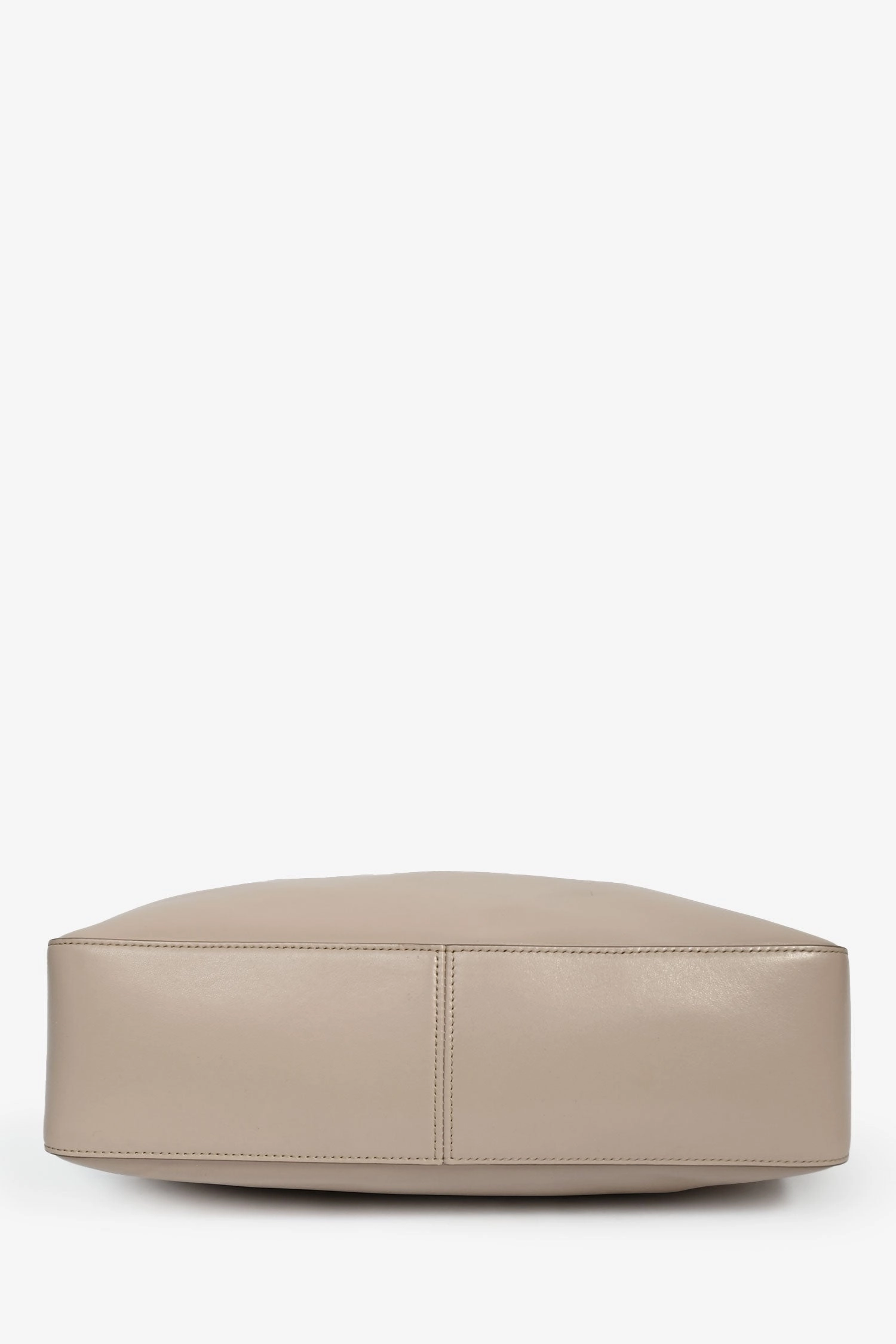 Givenchy Beige Medium Moon Cut-Out Leather Shoulder Bag with Chain