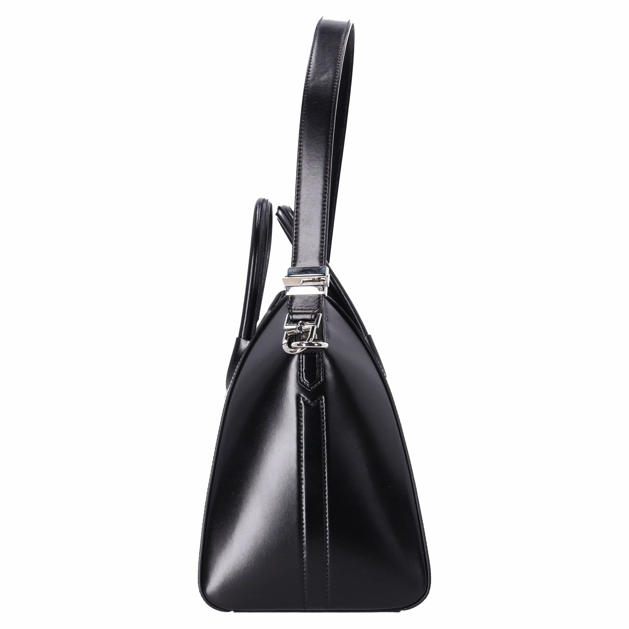 Givenchy Medium Antigona Handbag in Black Calf Leather