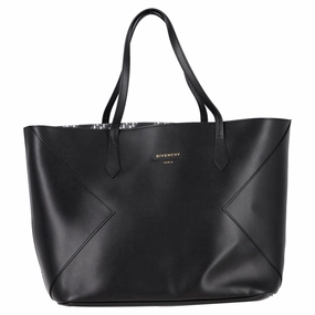 Givenchy Wing Shopper Tote in Black Leather