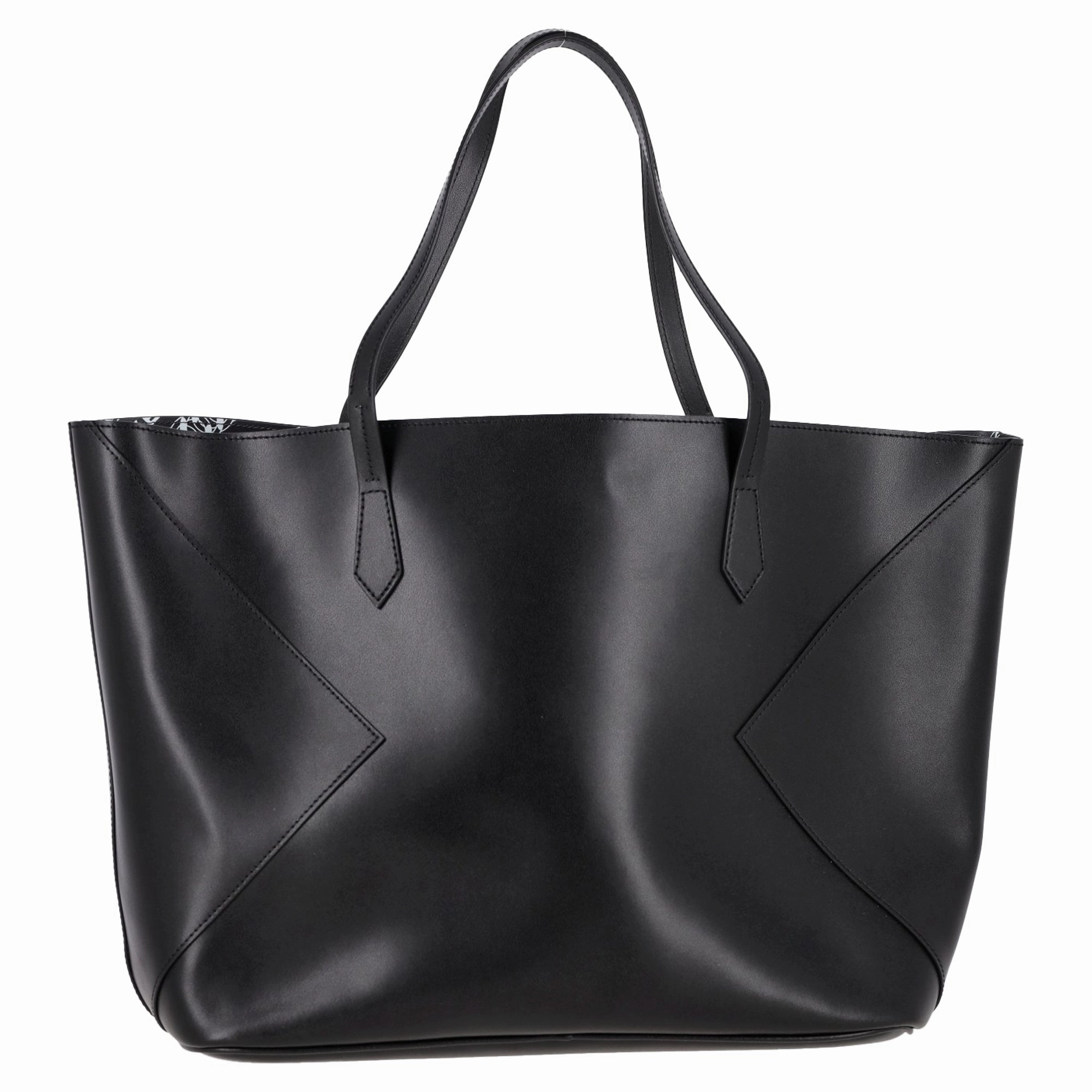 Givenchy Wing Shopper Tote in Black Leather